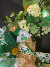 Load image into Gallery viewer, St. Patty&#39;s day wreath
