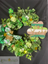 Load image into Gallery viewer, St. Patty&#39;s day wreath
