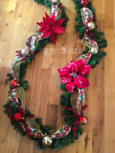 Load image into Gallery viewer, Matching Poinsettia Garland
