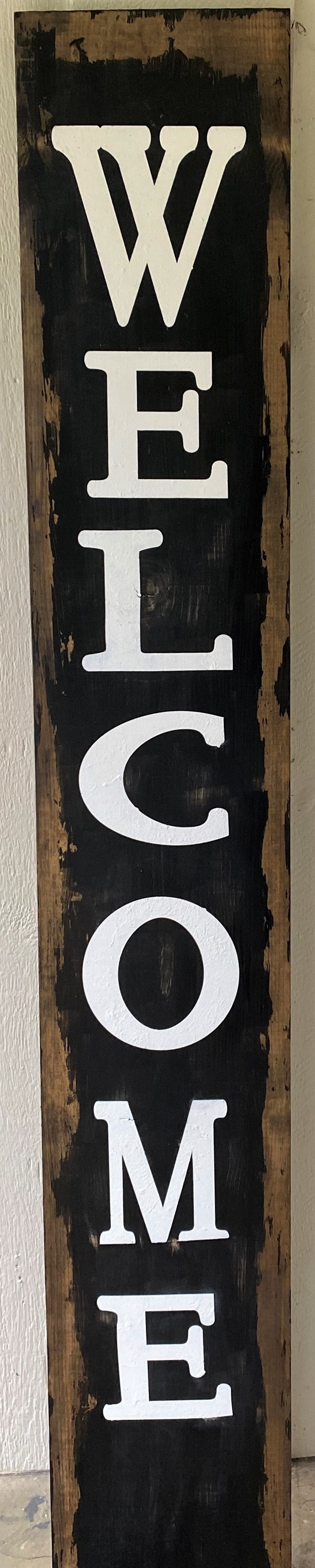 farmhouse style welcome sign