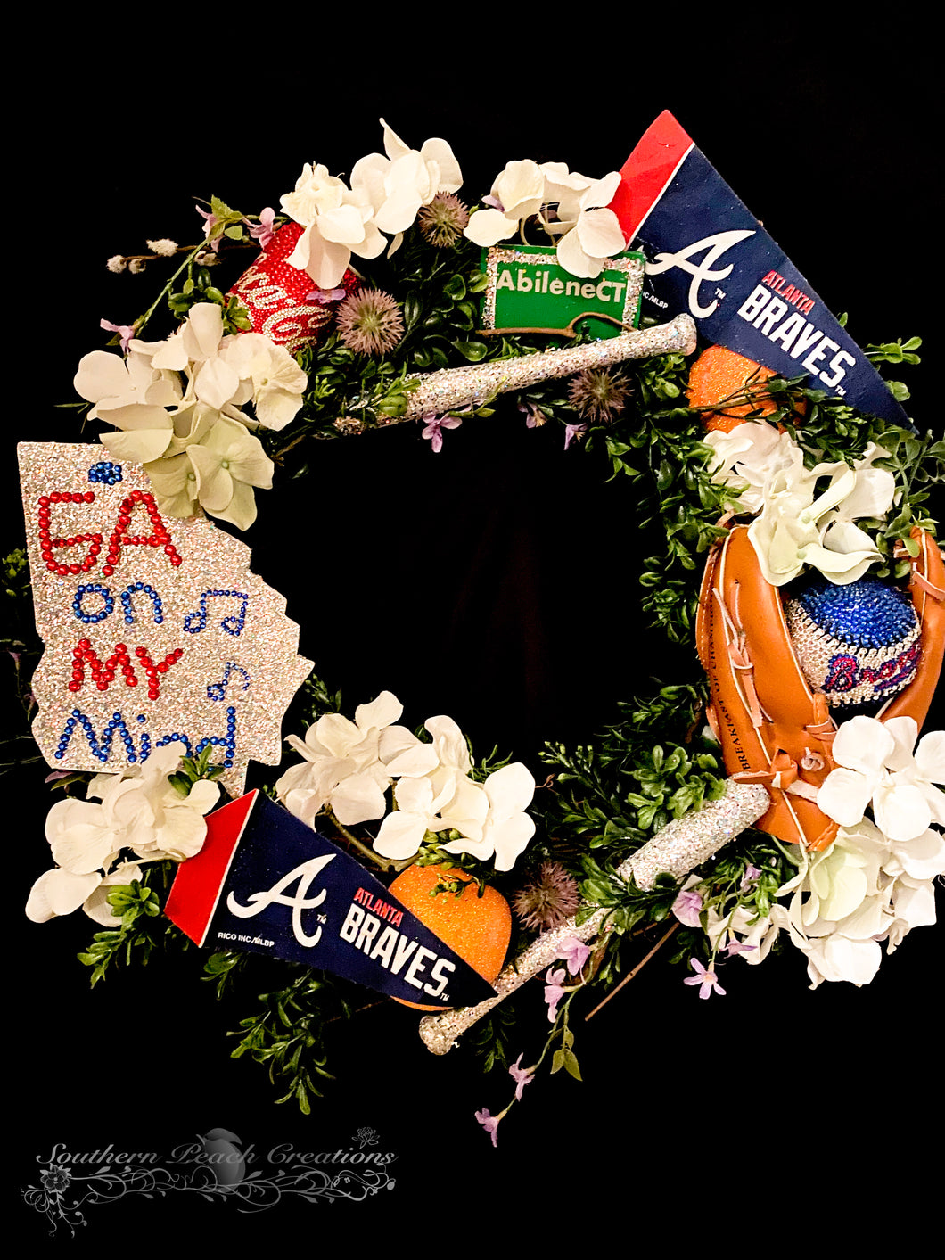 The Peach State Custom Wreath